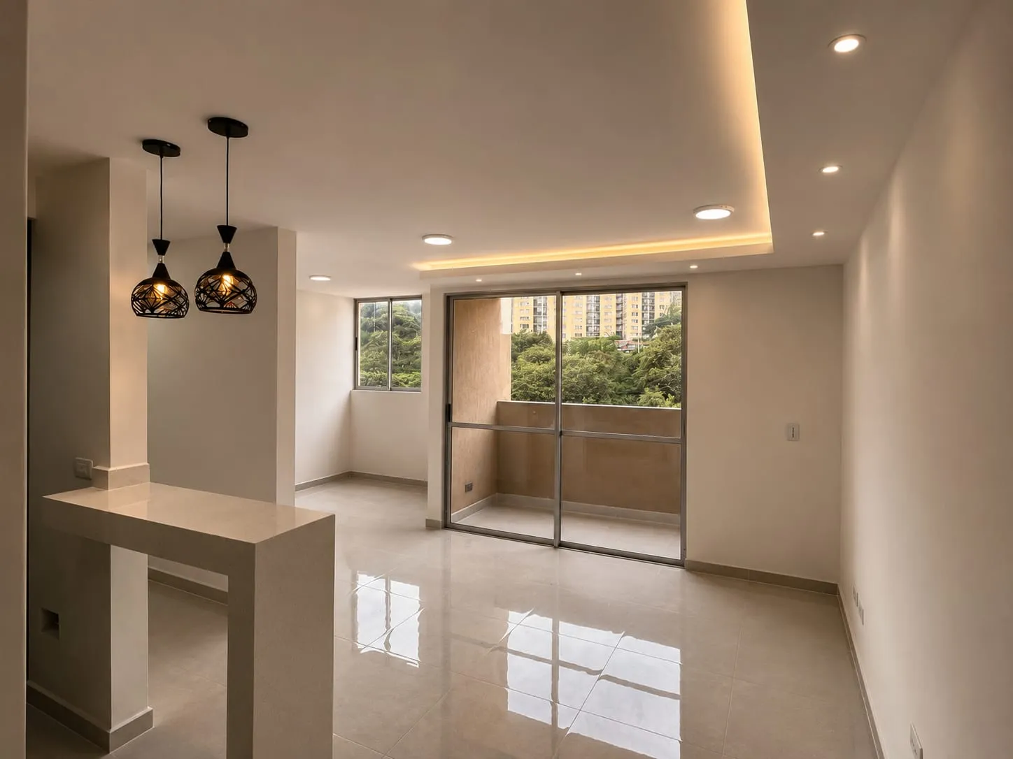 Interior remodelado por Exclusivos RYH en Cali